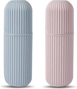 SUJAY VENTURES Plastic Toothbrush Holder Capsule – Compact & Hygienic Storage for Travel Plastic Toothbrush Holder