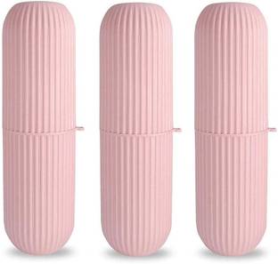 Yogini Greens Portable Toothbrush Storage Box Container Plastic Toothbrush Holder Plastic Toothbrush Holder