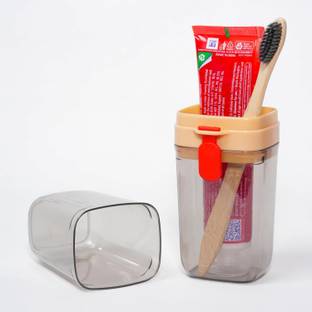 PURCHASE ZONE (Pack of 2)1 Pcs Transperent Travel Soap Case & 1 Pcs Transperent Portable Plastic Toothbrush Holder