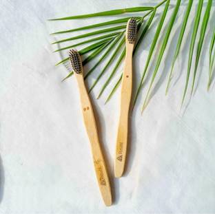 Rusabl Bamboo Toothbrush Adult pack Soft Toothbrush