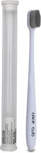 CARE CUB White Flat Nano10000 Bristle BPA Free Effect For Sensitive Teeth OralGum Ultra Soft Toothbrush