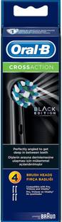 Oral-B Genuine CrossAction Replacement Black Toothbrush Medium Toothbrush