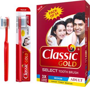 CLASSIC GOLD SELECT Medium Toothbrush