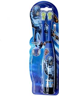 Enorme Battery Powered Electric Soft Bristles Toothbrush with Extra Brush - Blue Extra Soft Toothbrush