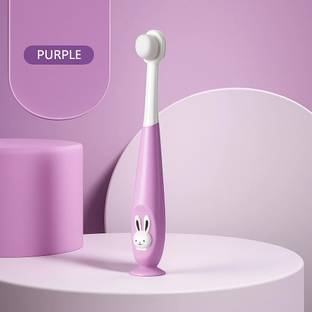 Magic Pebbles BPA Free Baby Toothbrush Supersoft Bristles for Kids/Babies/Toddlers 18M+ Extra Soft Toothbrush