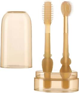mapd BABY TOOTHBRUSH and TONGUE cleaner 2 SET Ultra Soft Toothbrush