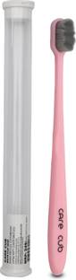 CARE CUB Pink ZigZag Nano10000 Bristle BPA Free Effect For Sensitive Teeth OralGum Ultra Soft Toothbrush