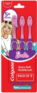 Colgate Kids Barbie Tongue Cleaner Extra Soft Toothbrush
