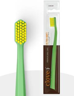 Clove 4160 Bristles Toothbrush for Sensitive Teeth & Gums Diamond shaped head Ultra Soft Toothbrush