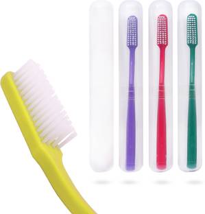 Dr. Flex DuPont Filaments with Anti-Bacterial Container Hard Toothbrush