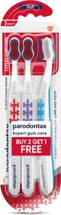 Parodontax Expert Gum Care Manual ToothBrush (Pack of 3, Buy 2 Get 1 Free) Extra Soft Toothbrush