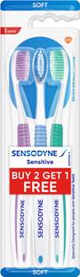 SENSODYNE Sensitive with soft rounded bristles Soft Toothbrush