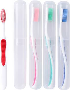 Dr. Flex Anti-Bacterial Supreme Container Toothbrushes Soft Toothbrush