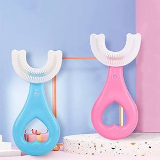 WILLGO KIDS-U Shape Toothbrush Ultra Soft Toothbrush Extra Soft Toothbrush