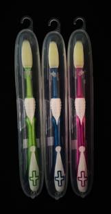 GOORAL PRISM CLIFF PRIMIUM SILICON TOOTHBRUSH MULTICOLOUR Soft Toothbrush