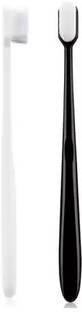 zUKRBOX Toothbrush Sensitive Gums Manual with 20000 Soft Bristle for Gum Care WHITEGREEN Ultra Soft Toothbrush