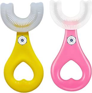 YOS TRENDZ U Shape Silicone Tooth Brush Soft Elastic Bristles For Complete 360 Degree Ultra Soft Toothbrush