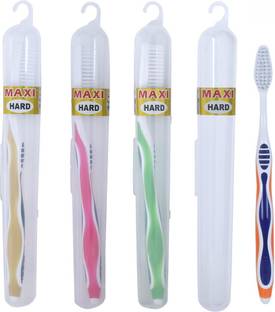 Maxi Candy Travel Pack Hard Toothbrush