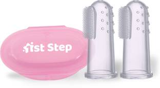 1st Step Pink Finger Soft Toothbrush