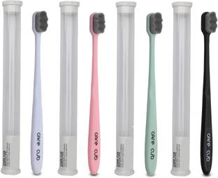 CARE CUB Multicolour ZigZag Nano10000 Bristle BPA Free Effect For Sensitive Teeth Ultra Soft Toothbrush
