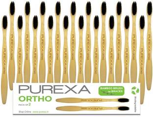 PUREXA orthodontic V shape Bristle Extra Soft Toothbrush