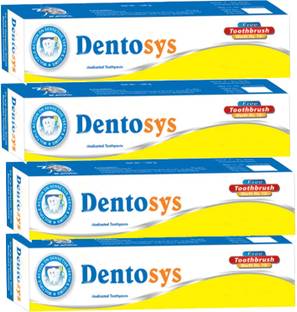 NG MART DENTOSYS WHITENING TEETH TOOTHPASTE FOR SHINE & STRONG TEETH PACK OF 100g x 4 Toothpaste