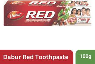 Dabur Red Paste |Treats Bad Breath |Cavity Protection | Plaque Removal |13 Herbs Toothpaste