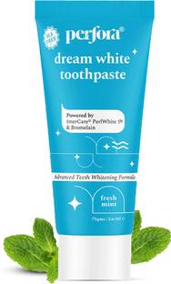 Perfora Dream Whitening Toothpaste , Instant Teeth Whitening - Fresh Mint (Flavor) Toothpaste
