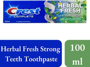 Crest Complete Herbal Fresh + Strong Teeth Toothpaste
