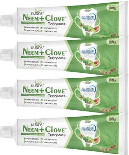 Kudos Ayurveda Neem+Clove Toothpaste (100g x 4) Toothpaste