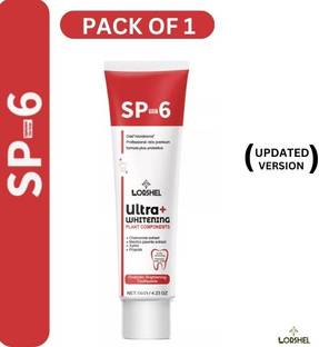 LORSHEL Sp 6 ultra toothpaste updated of sp 4 toothpasste Teeth Formula Toothpaste