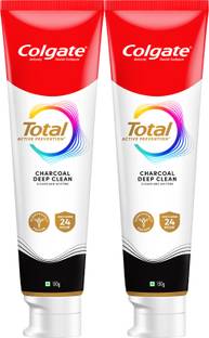 Colgate Total Charcoal Deep Clean Antibacterial Toothpaste Whole Mouth Health Combo Pack Toothpaste