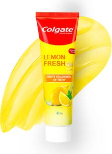 Colgate Lemon Fresh Gel Tooth Paste Fights Yellowness of Teeth - New Fresh Flavor Toothpaste