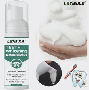 Latibule Teeth Whitening Mousse Foam For Stain - Yellow Teeth Removal Foam Toothpaste
