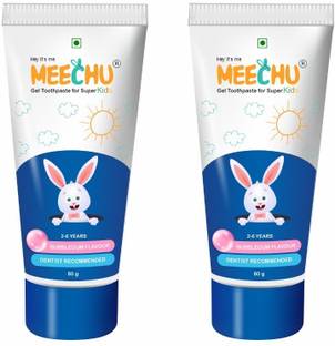 MEECHU Baby Toothpaste Bubblegum Flavor (pack of 2) Toothpaste