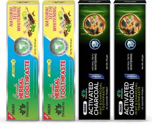 Jagat Trusted Ayurvedic HERBAL Activated Charcoal & Fresh Mint Toothpaste