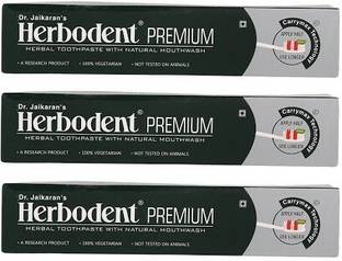 Herbodent Premium Herbal Toothpaste Pack of 3 Toothpaste