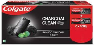 Colgate Deep Clean Toothpaste With Bamboo Charcoal & Wintergreen Mint For Plaque Removal Toothpaste