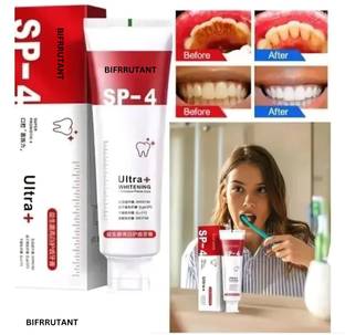 BIFRRUTANT SP 4 Whitening Toothpaste for Teeth – Effective and Refreshing Formula Toothpaste