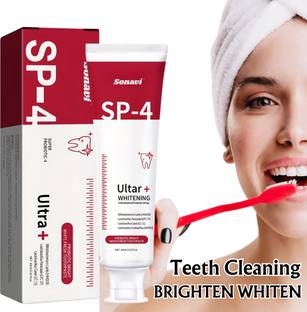 Sonavi SP4 Ultra Brightenig White SP4 Teeth Whitening Toothpaste Peppermint Toothpaste Toothpaste