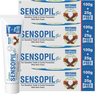 Sensopil Gel Whitening Toothpaste, Dual Action Formula For Deep Repair Of Sensitive Teeth Toothpaste