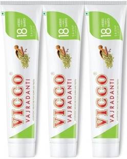 VICCO SAUNF PASTE 160 G EACH (PACK OF 3) Toothpaste