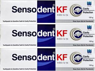 sensodent SensodentKF_PackOf3,125gms Toothpaste
