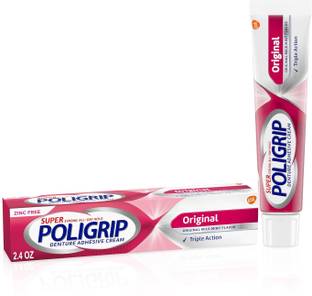 Poligrip Super original Denture Adhesive Cream - 2.4 oz Toothpaste