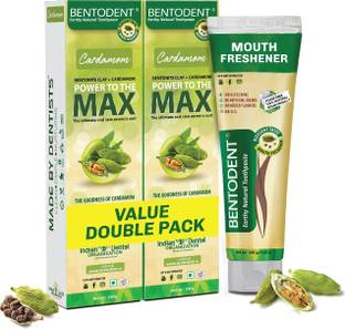 bentodent Cardamom Pack Natural Toothpaste