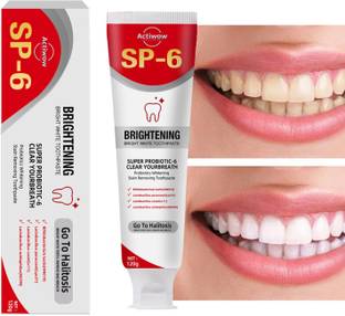 ACTIWOW SP-6 Toothpaste: Glow & Go Stain-Free Toothpaste