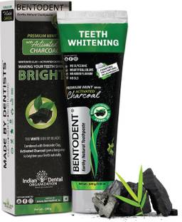 bentodent Charcoal Natural Teeth Whitening Toothpaste