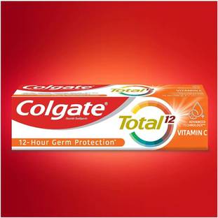 Colgate Total Vitamin C Antibacterial Multi Benefit Toothpaste 12 Hour Germ Protection Toothpaste