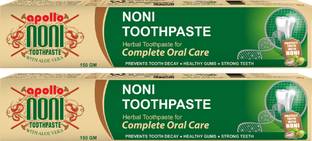 Apollo Noni Toothpaste for Cavity Protection Herbal Toothpaste Toothpaste Pack of 2 Toothpaste