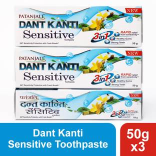 PATANJALI i Dant Kanti Toothpaste for Senstive Teeth & Gums, Prevents Bad Breath Toothpaste